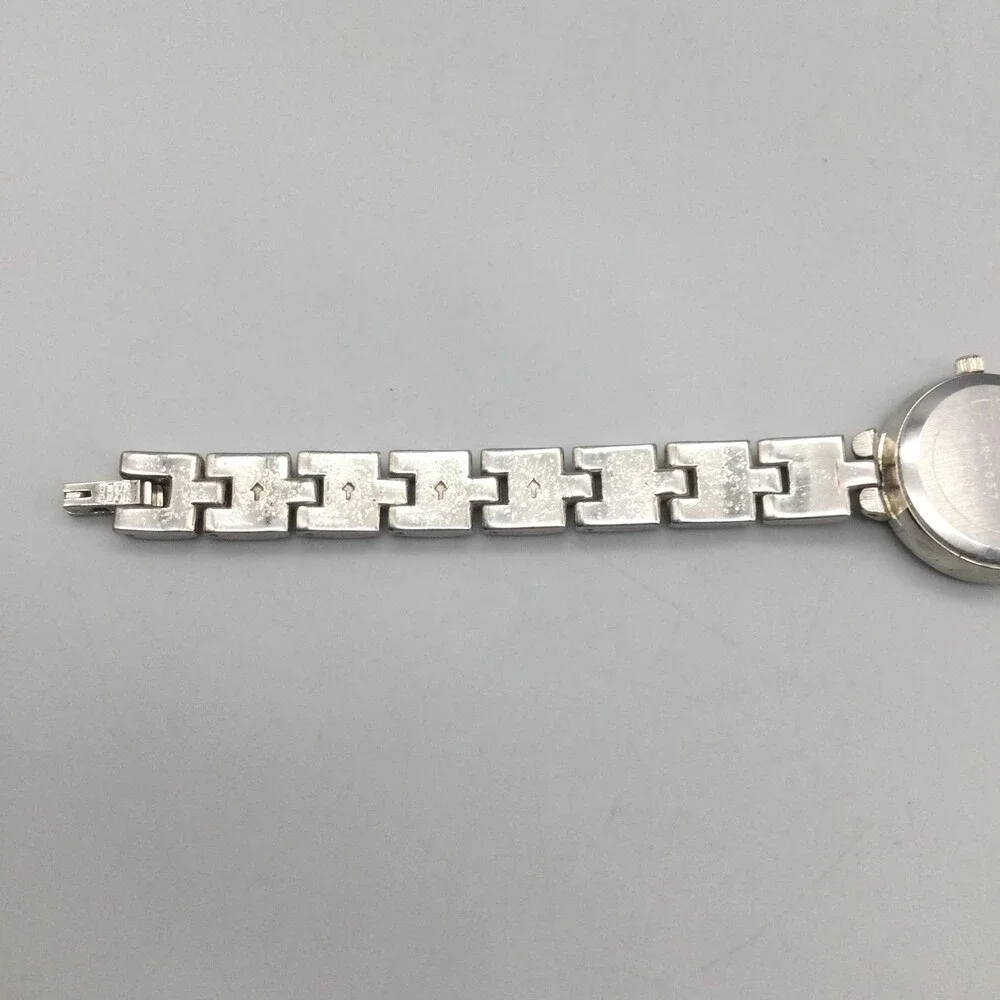 Merona Womens Watch 23mm Blue Dial Silver Tone Bracelet Classic New Battery 7